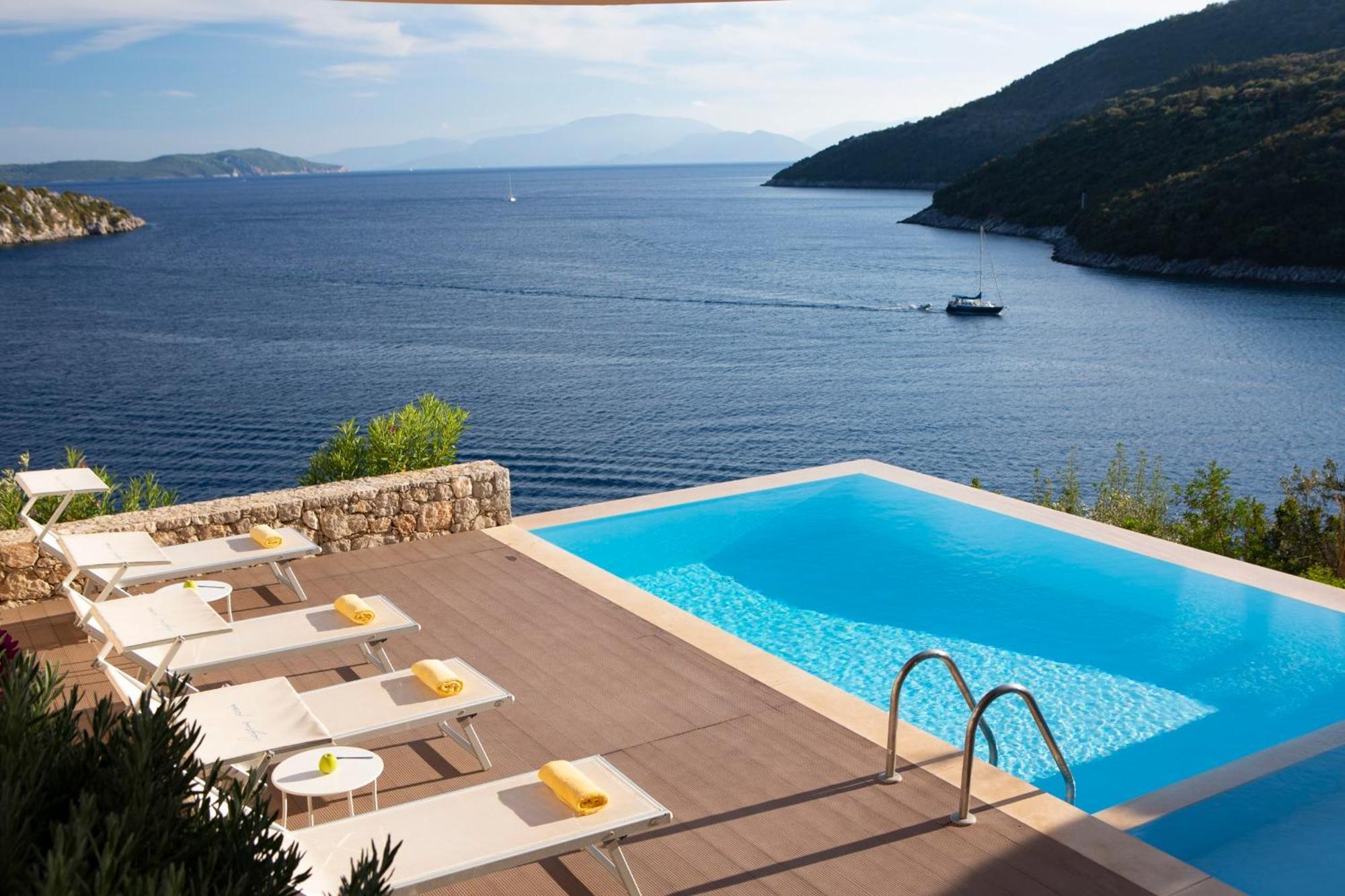 Villa Kalamos - Modern Villa In Sivota Bay With Direct Access To Sea Exterior foto
